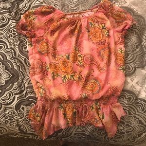 Route 66 children’s floral loose fit short sleeve